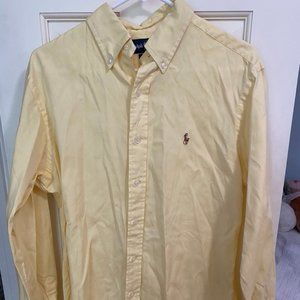 Yellow Ralph Lauren Dress Shirt